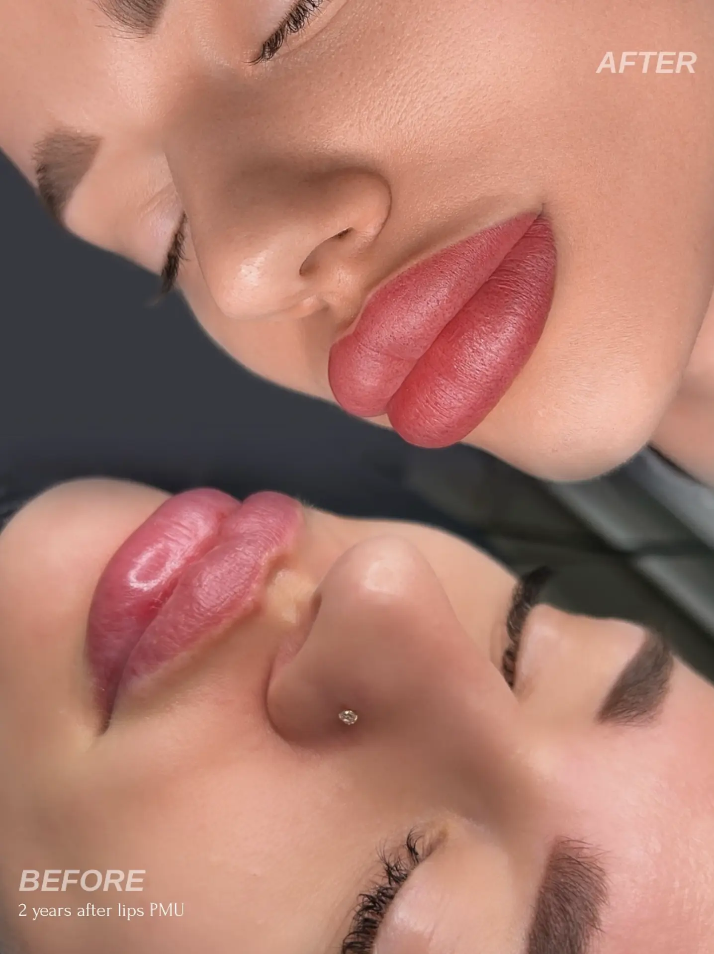 Melbourne client with nano brow